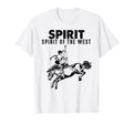Spirit West Cowboy Riding Horse T-Shirt - Fun Novelty Design for Adults - T-Shirt, Sweatshirt, Hoodie