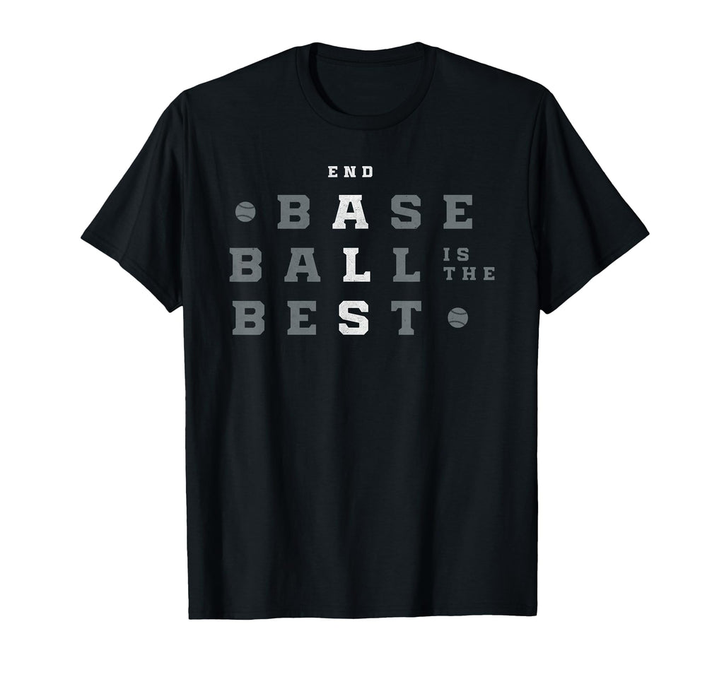 Baseball Is Best End Als T-Shirt - Custom Art Print Unisex - T-Shirt, Sweatshirt, Hoodie