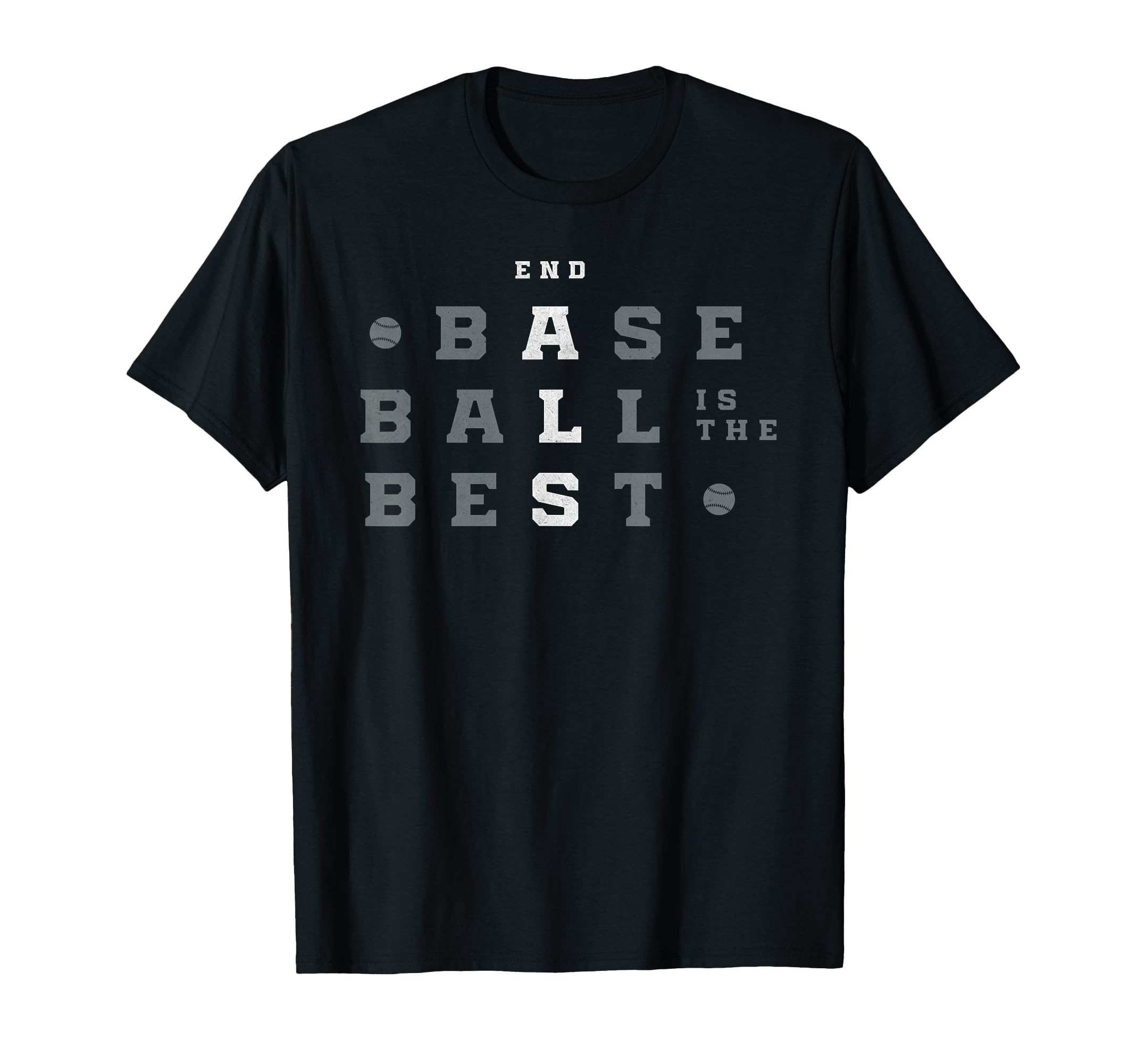Baseball Is Best End Als T-Shirt - Custom Art Print Unisex - T-Shirt, Sweatshirt, Hoodie