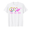 Violin Violinist Tie Dye Peace Love T-Shirt - Aesthetic Graphic for Adults - T-Shirt, Sweatshirt, Hoodie