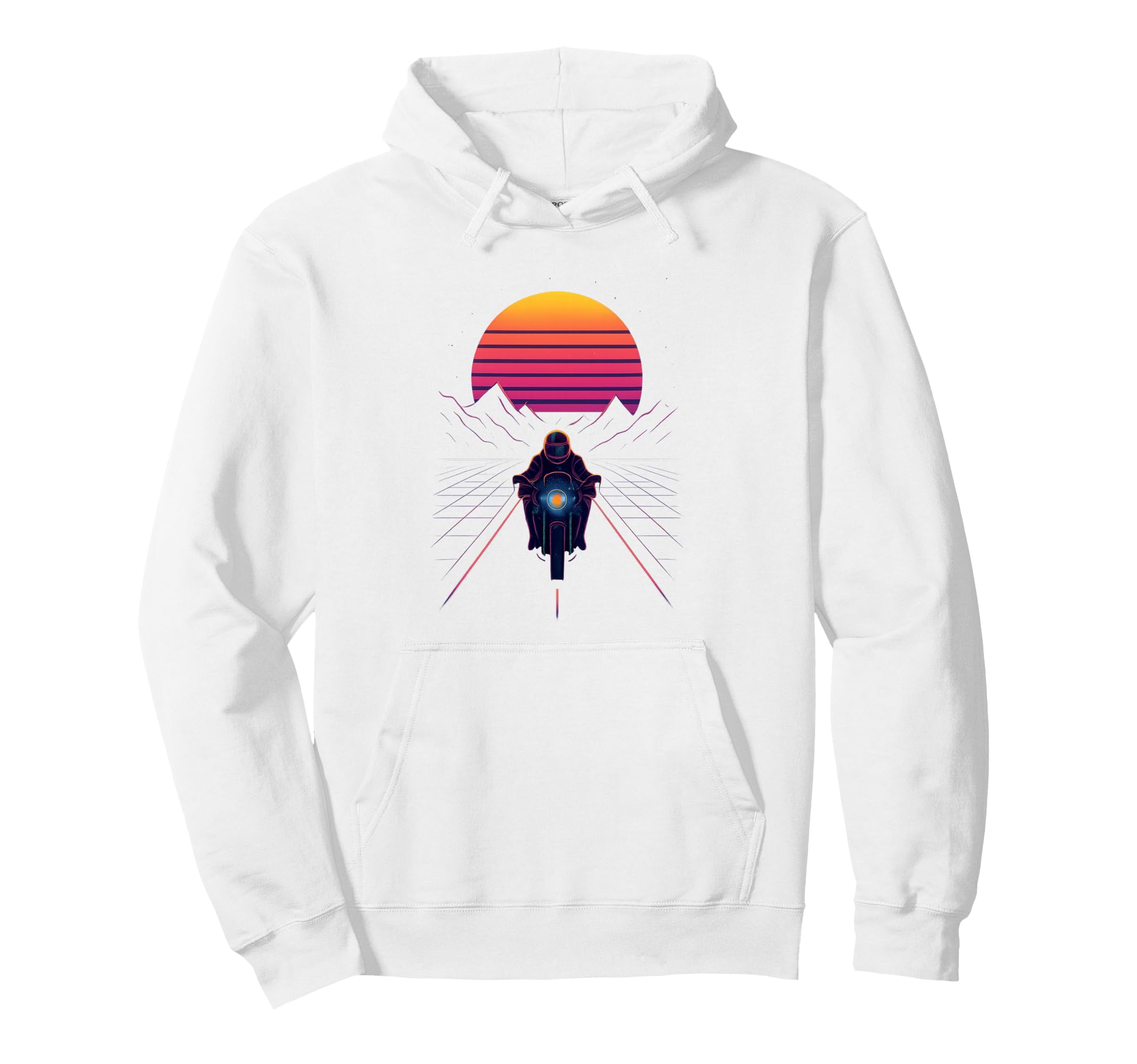 80S Synthwave Hoodie - Novelty Apparel for Adults - T-Shirt, Sweatshirt, Hoodie