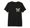 Baseball Bow Baseball Mom Mama Tri T-Shirt - Casual Everyday Wear Unisex - T-Shirt, Sweatshirt, Hoodie