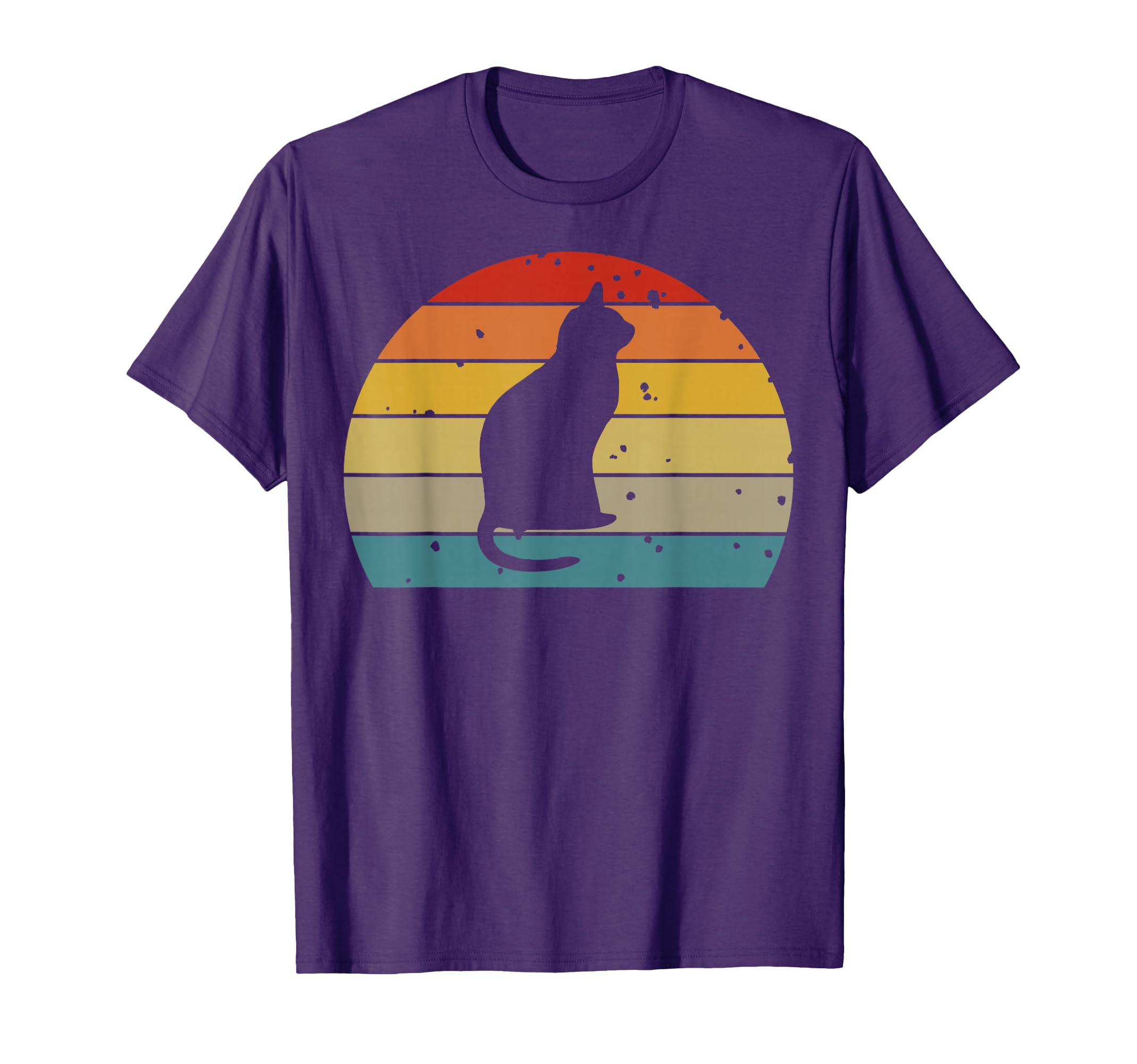 Sunset Cat Silhouette Kitten Lover T-Shirt - Aesthetic Graphic for Adults - T-Shirt, Sweatshirt, Hoodie
