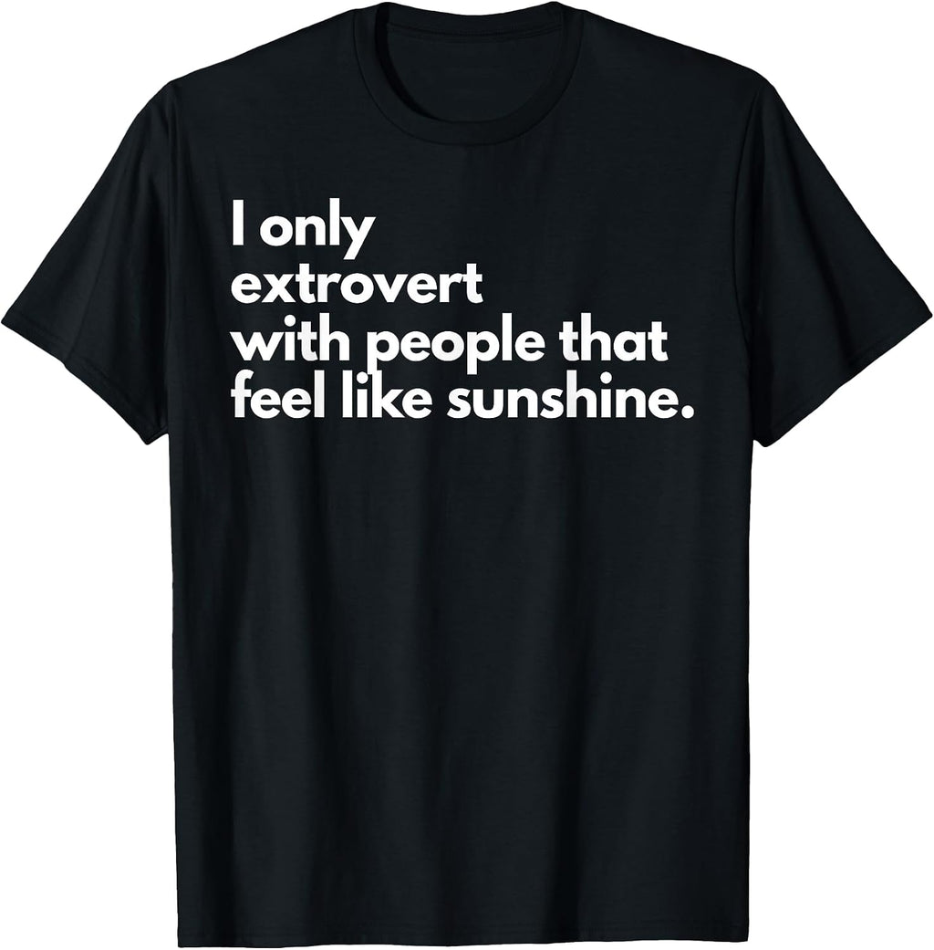 Funny I Only Extrovert - Adult & Kids T-Shirts, Sweatshirts & Hoodies apparel design preview 1