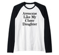 Cheerleader Dad Mom Awesome T-Shirt - Casual Everyday Wear Unisex - T-Shirt, Sweatshirt, Hoodie