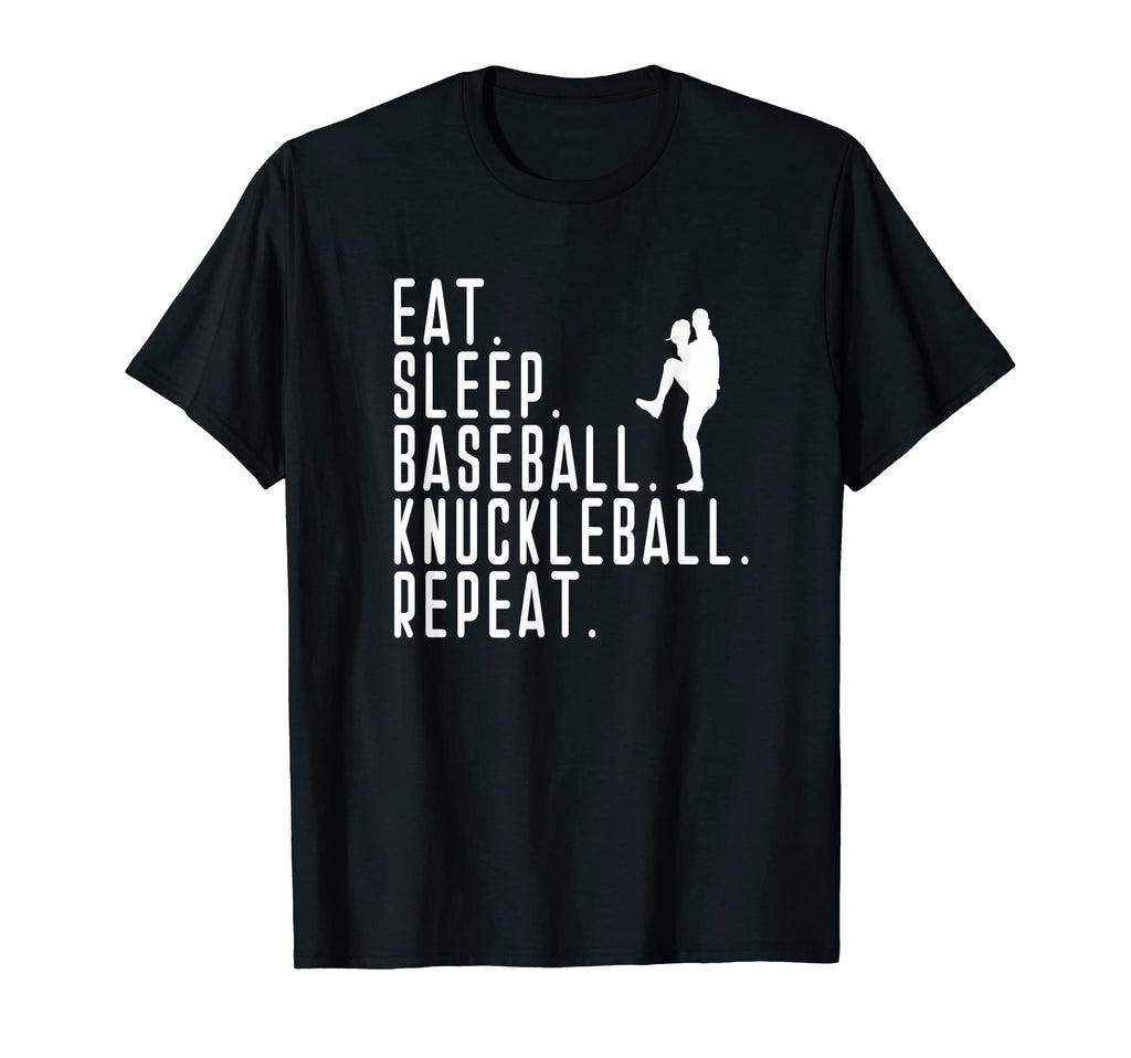 Eat Sleep Knuckleball Pitcher T-Shirt - Casual Everyday Wear for Adults - T-Shirt, Sweatshirt, Hoodie