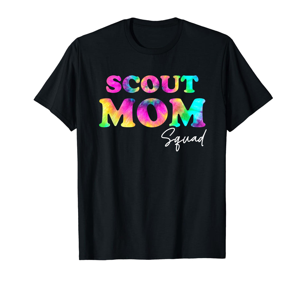 Scout Mom Squad Tie Dye Ball Mom T-Shirt - Fun Novelty Design Men Women - T-Shirt, Sweatshirt, Hoodie