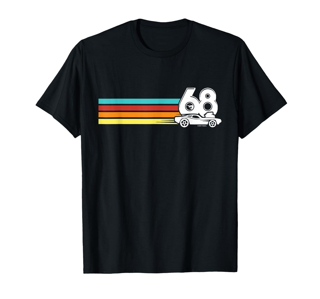 Hot Wheels 68 Stripes T-Shirt - Streetwear Style for Adults - T-Shirt, Sweatshirt, Hoodie