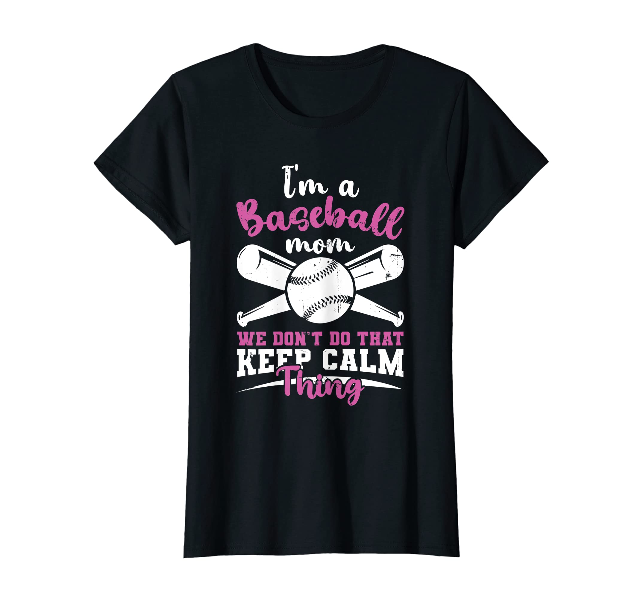 Womens Funny Baseball Mom Mothers Day T-Shirt - Trendy Graphic for Adults - T-Shirt, Sweatshirt, Hoodie