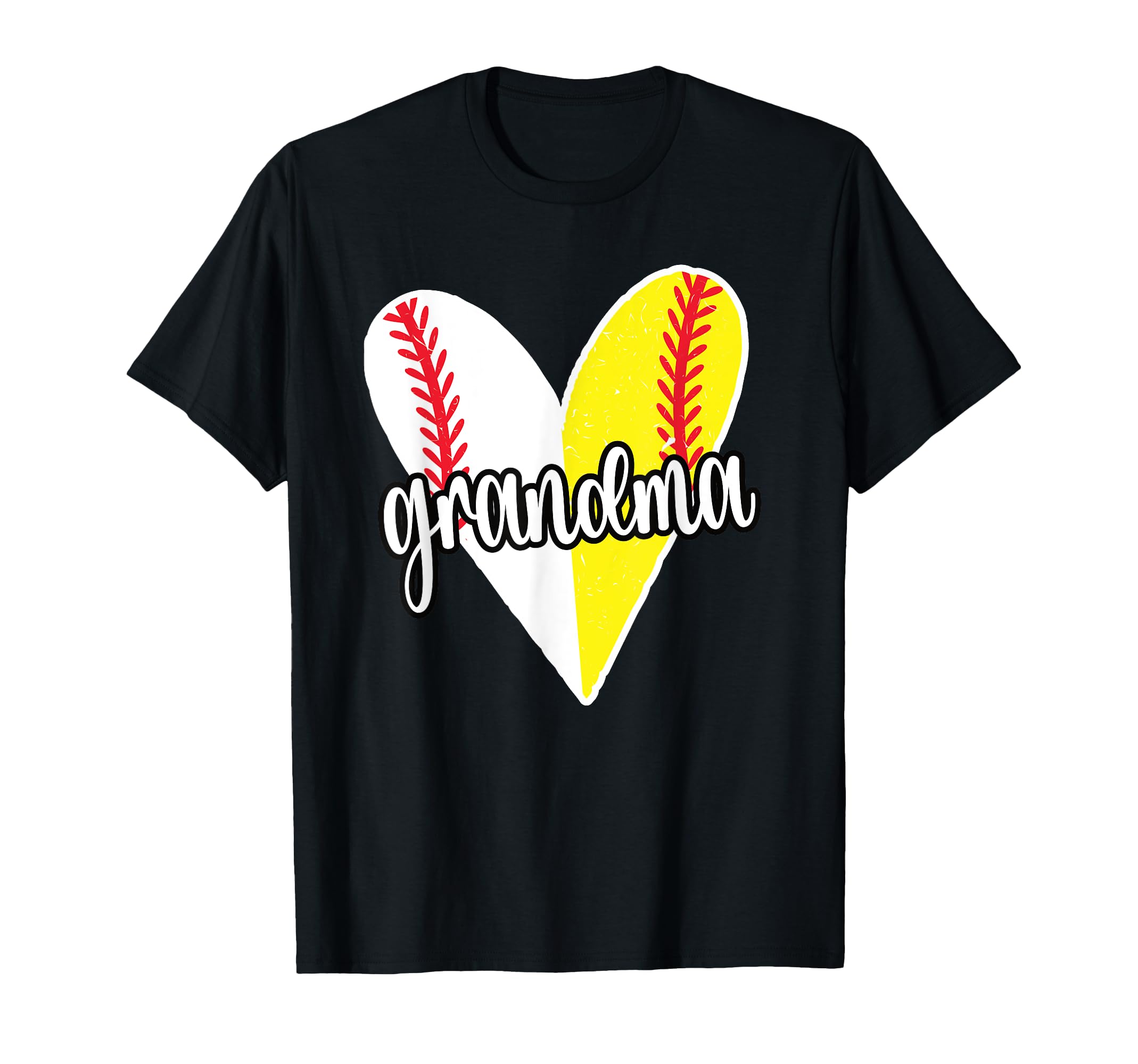 Baller Grandma Proud Softball Baseball T-Shirt - Minimalist Print Unisex - T-Shirt, Sweatshirt, Hoodie