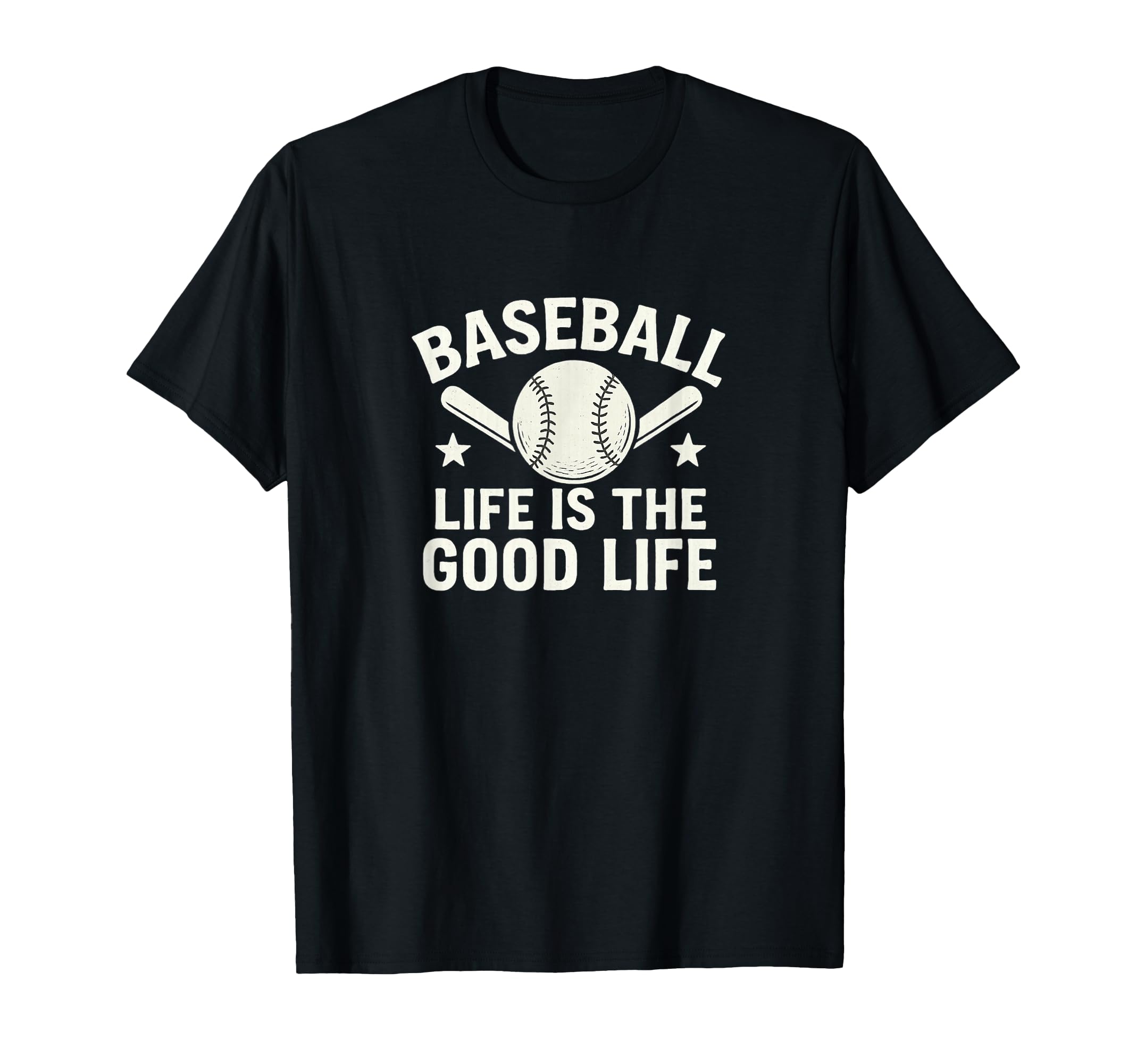 Baseball Life Is Good Life T-Shirt - Custom Art Print Unisex - T-Shirt, Sweatshirt, Hoodie