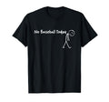 No Baseball Today Funny Sad Stickman T-Shirt - Novelty Apparel Unisex - T-Shirt, Sweatshirt, Hoodie