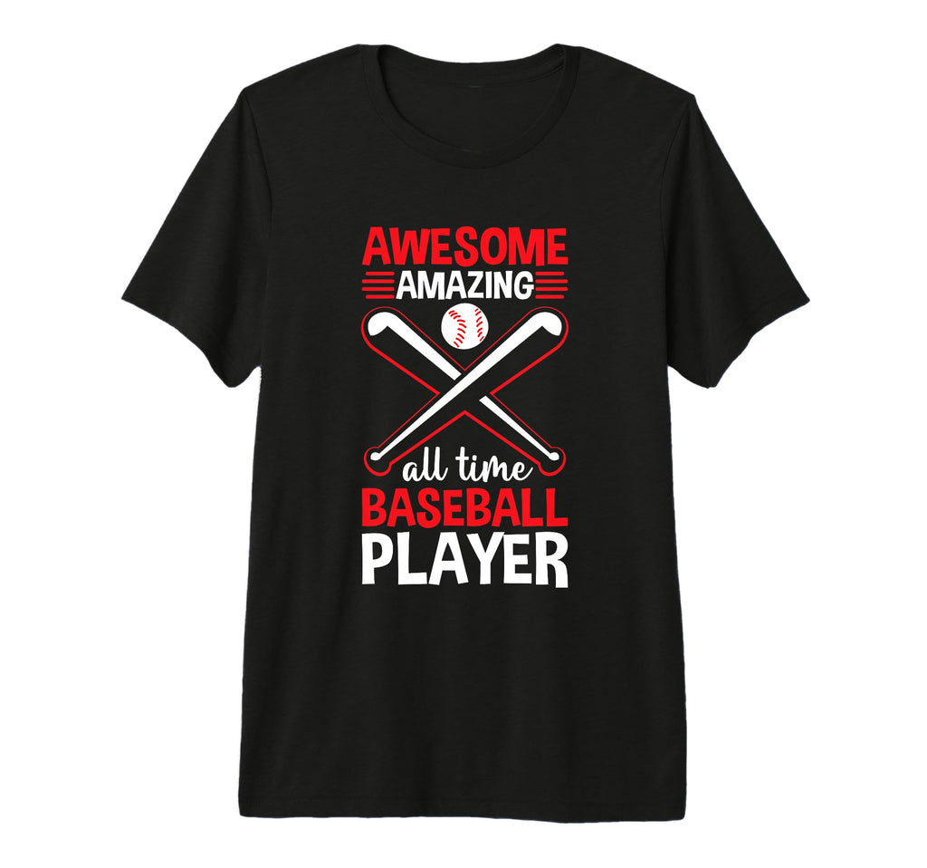 Awesome Amazing All Time Baseball Player T-Shirt - Minimalist Print Unisex - T-Shirt, Sweatshirt, Hoodie