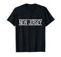 New Jersey Nj Distressed Weathered T-Shirt - Minimalist Print for Adults - T-Shirt, Sweatshirt, Hoodie