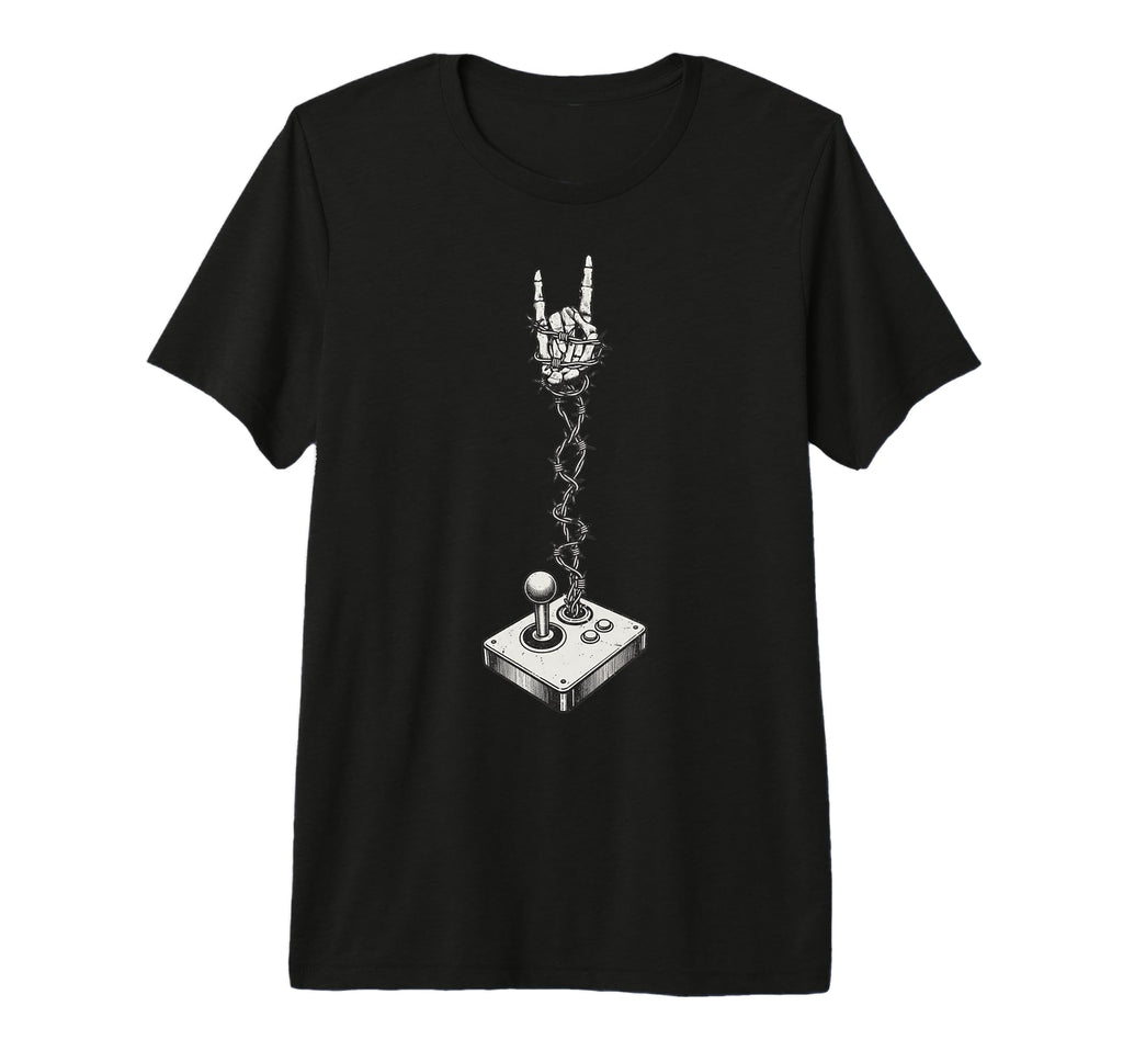 Arcade Video Game Controller Gamer T-Shirt - Minimalist Print for Adults - T-Shirt, Sweatshirt, Hoodie