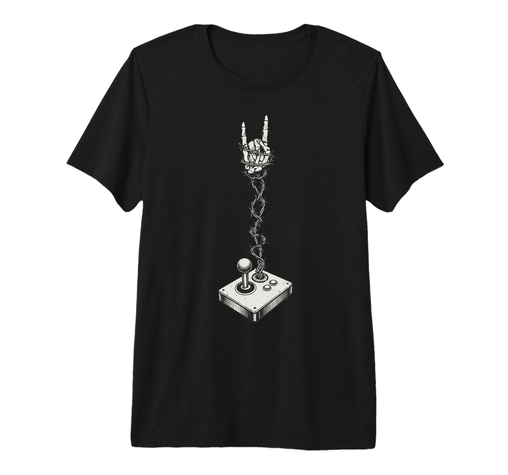Arcade Video Game Controller Gamer T-Shirt - Minimalist Print for Adults - T-Shirt, Sweatshirt, Hoodie