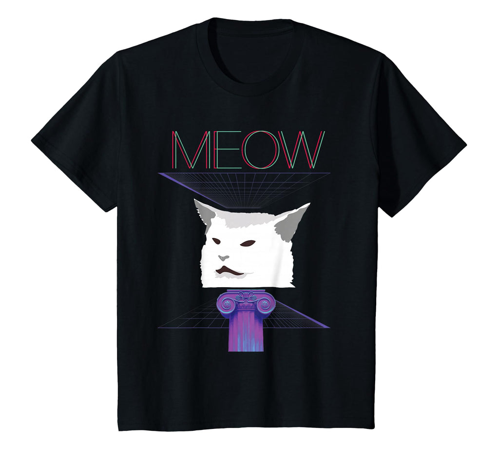 Vaporwave Aesthetic Cat Meme T-Shirt - Aesthetic Graphic Men Women - T-Shirt, Sweatshirt, Hoodie