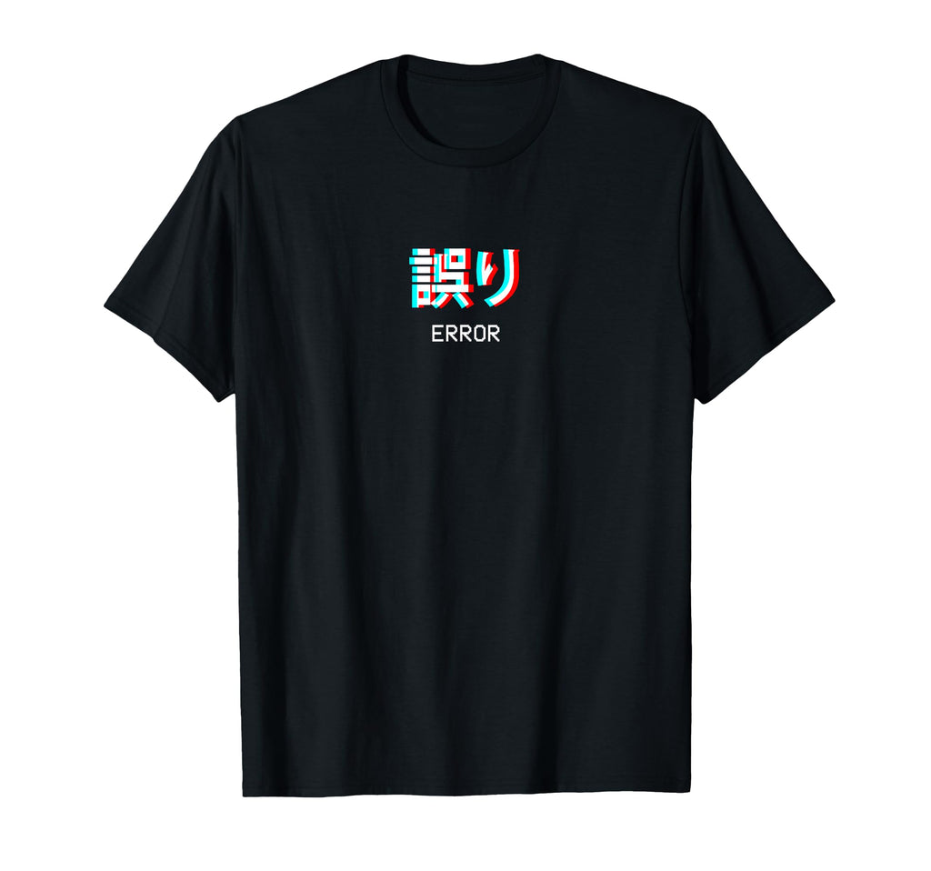 Error Japanese Vaporwave Aesthetic Egirl T-Shirt - Graphic Print Men Women - T-Shirt, Sweatshirt, Hoodie
