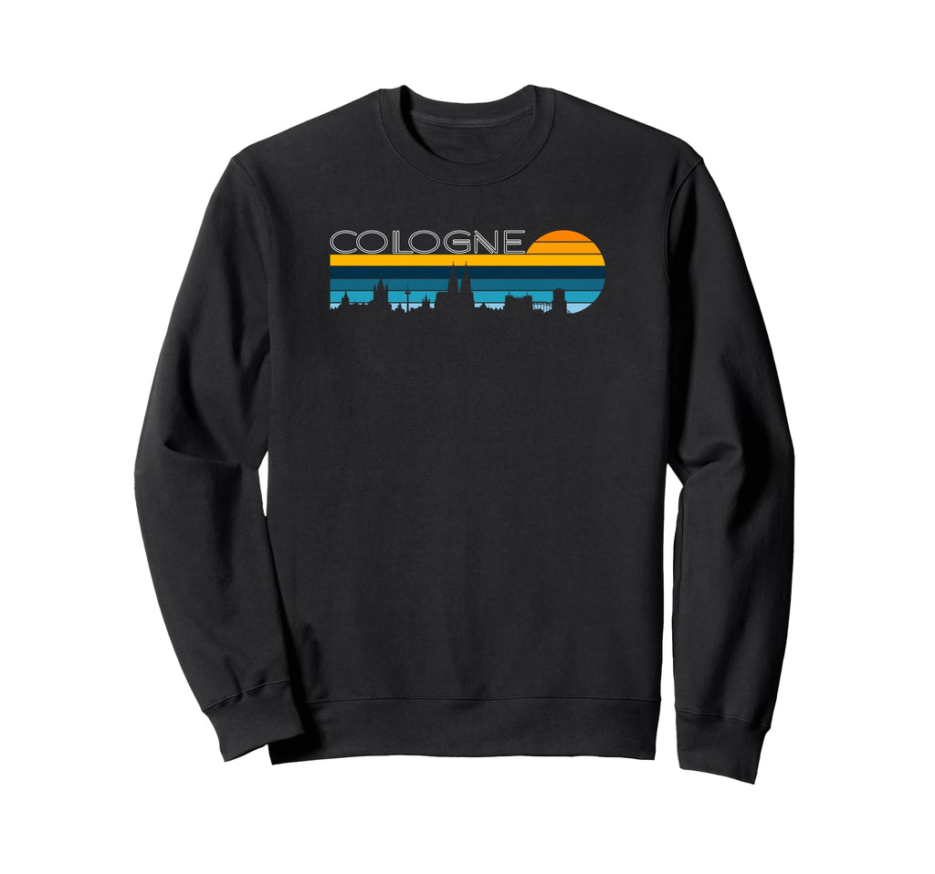 Cologne Skyline Sunset Koln Sweatshirt - Custom Art Print for Adults - T-Shirt, Sweatshirt, Hoodie