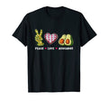 Peace Love Avocados T-Shirt - Trendy Graphic for Adults - T-Shirt, Sweatshirt, Hoodie