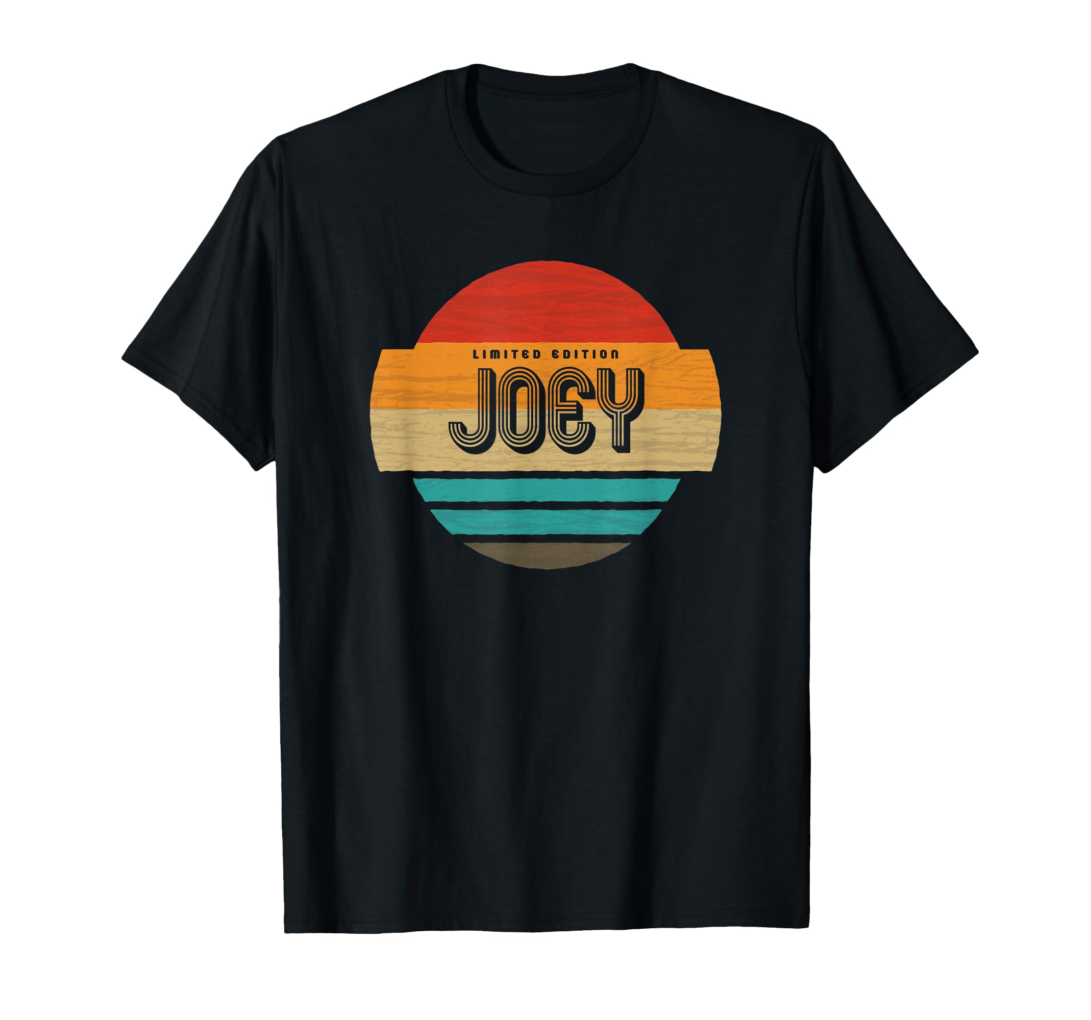 Joey Name Sunset T-Shirt - Minimalist Print for Adults - T-Shirt, Sweatshirt, Hoodie