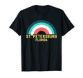 St Petersburg Florida Rainbow T-Shirt - Unique Graphic Men Women - T-Shirt, Sweatshirt, Hoodie
