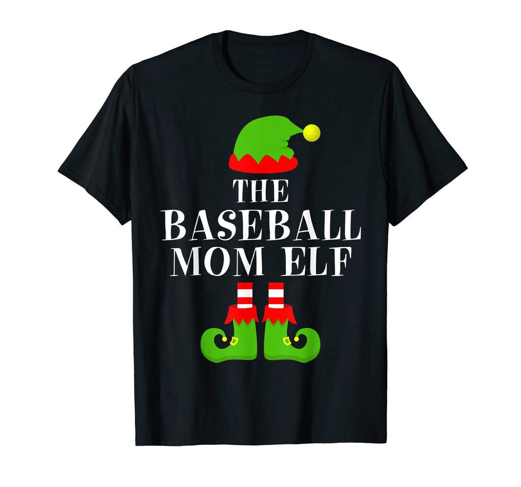Baseball Mom Elf Family Matching Pajama T-Shirt - Graphic Print Men Women - T-Shirt, Sweatshirt, Hoodie