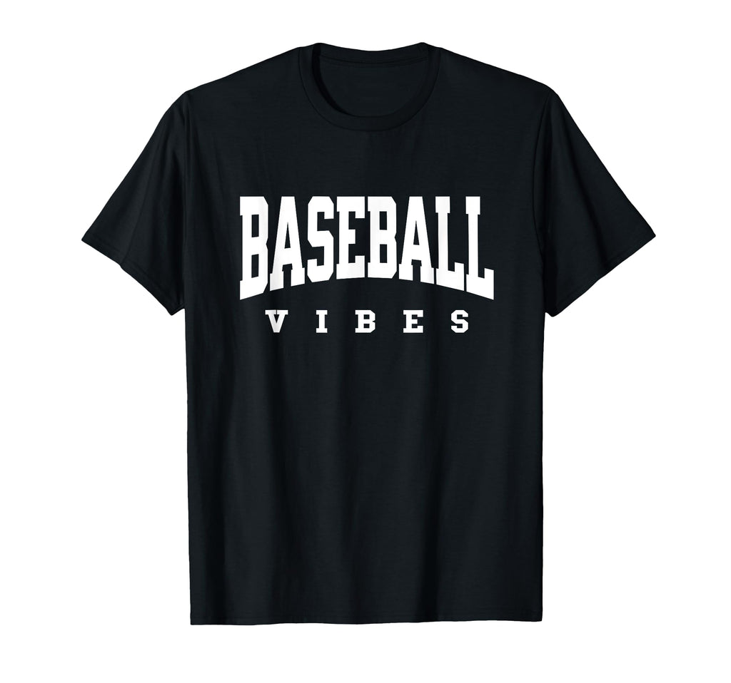 Baseball Vibes Baseball Mom Coach Gift T-Shirt - Graphic Print Unisex - T-Shirt, Sweatshirt, Hoodie
