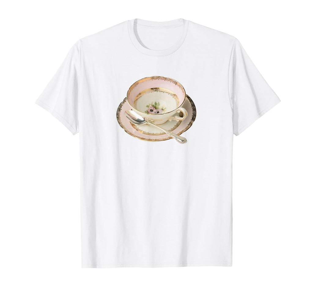 Tea Coquette Girlcore Y2K Aesthetic T-Shirt - Minimalist Print for Adults - T-Shirt, Sweatshirt, Hoodie