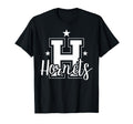 Schools Sports Mascot Hornets Team T-Shirt - Casual Everyday Wear Unisex - T-Shirt, Sweatshirt, Hoodie