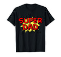 Cartoon Super Dad Funny Super Hero Dad T-Shirt - Streetwear Style Men Women - T-Shirt, Sweatshirt, Hoodie