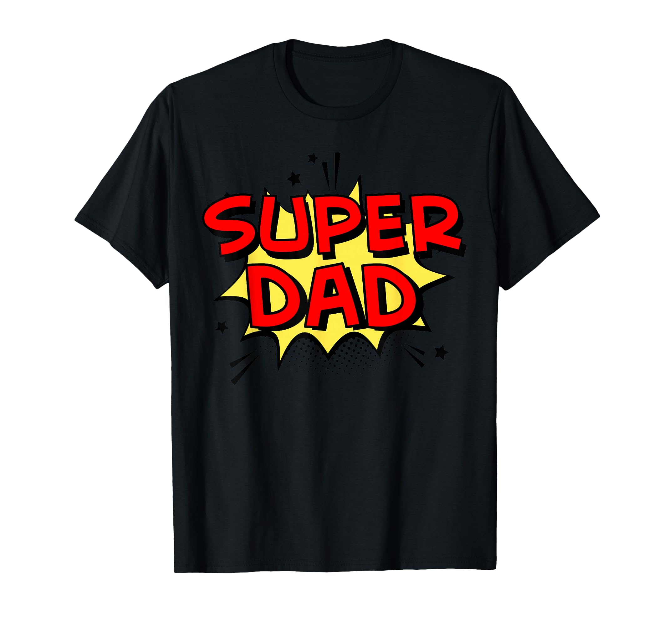 Cartoon Super Dad Funny Super Hero Dad T-Shirt - Streetwear Style Men Women - T-Shirt, Sweatshirt, Hoodie