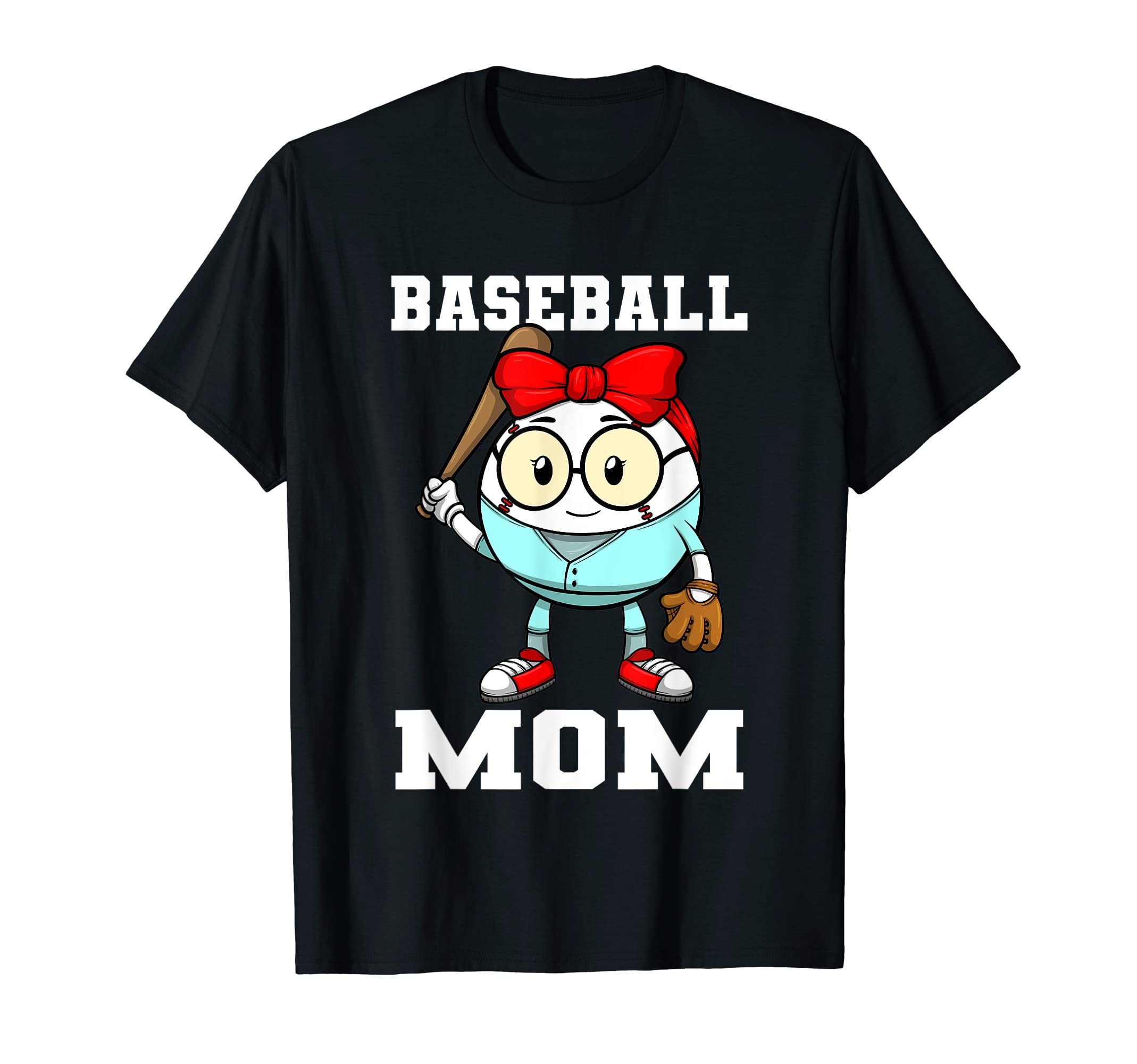Baseball Mom Softball Mom T-Shirt - Novelty Apparel Unisex - T-Shirt, Sweatshirt, Hoodie