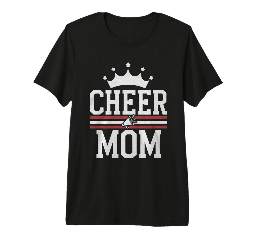 Cheer Mom Mother Bow Cheerleader Game Day T-Shirt - Trendy Graphic Unisex - T-Shirt, Sweatshirt, Hoodie