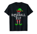 Baseball Elf Matching Family Group Party T-Shirt - Unique Graphic Unisex - T-Shirt, Sweatshirt, Hoodie