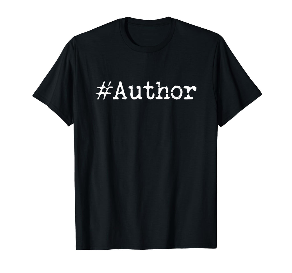 Writer Distressed Hashtag Author T-Shirt - Graphic Print for Adults - T-Shirt, Sweatshirt, Hoodie