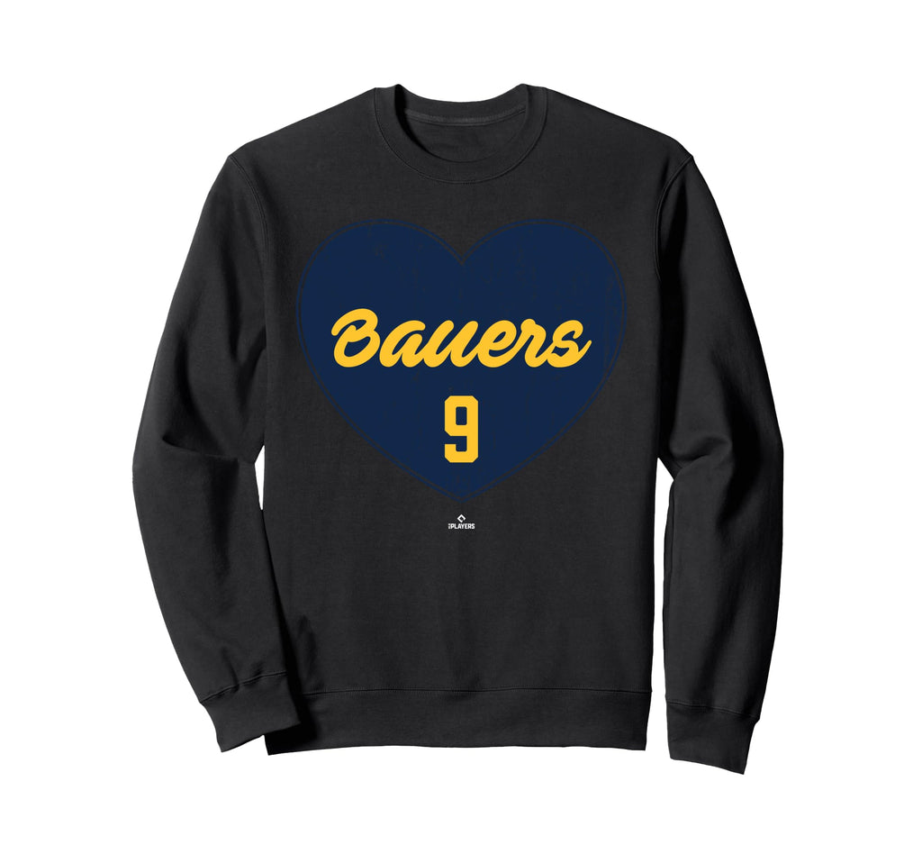 Distressed Heart Jake Bauers Milwaukee Sweatshirt - Graphic Print Unisex - T-Shirt, Sweatshirt, Hoodie
