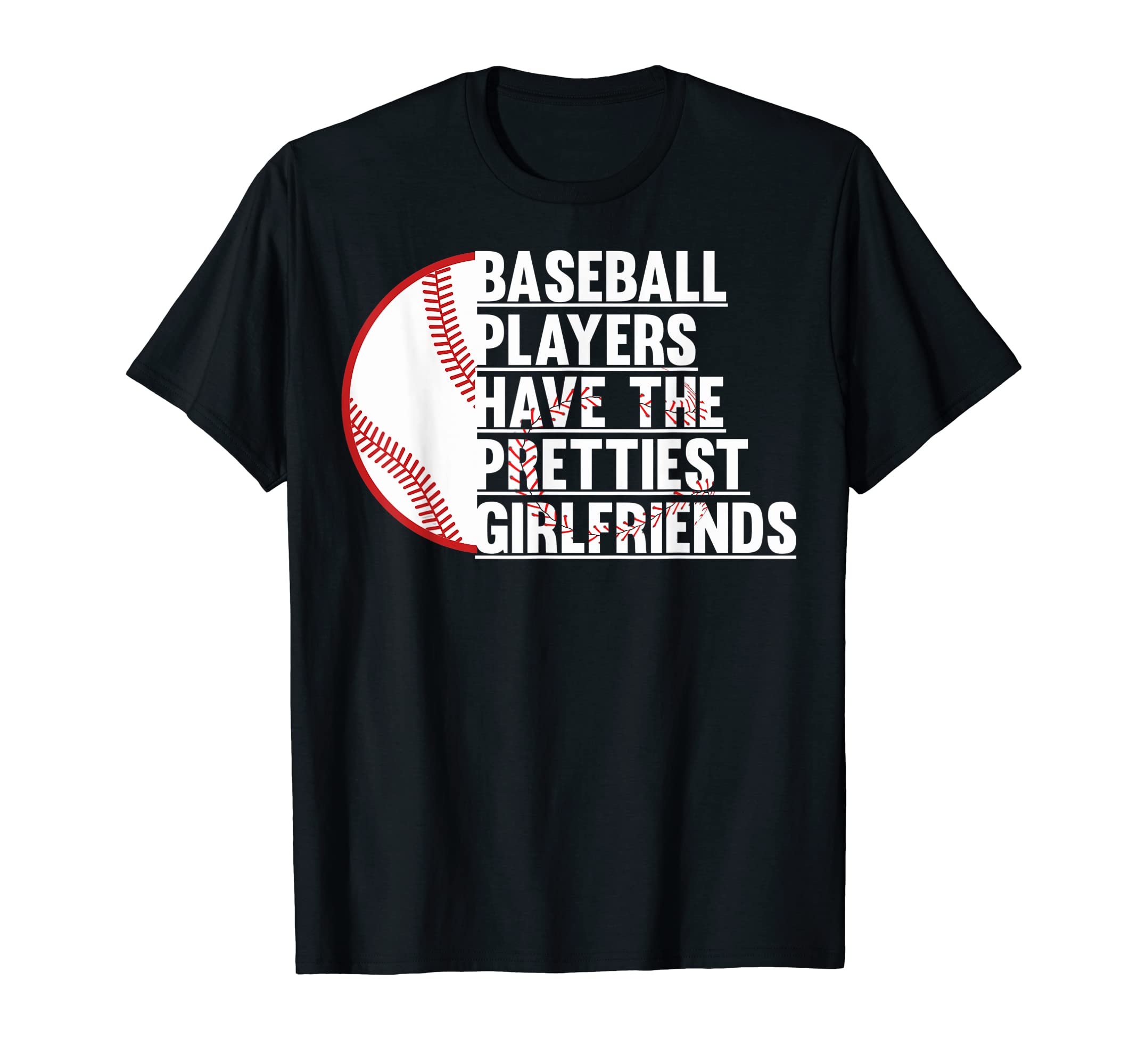 Funny Baseball Girlfriends Baseball T-Shirt - Aesthetic Graphic for Adults - T-Shirt, Sweatshirt, Hoodie