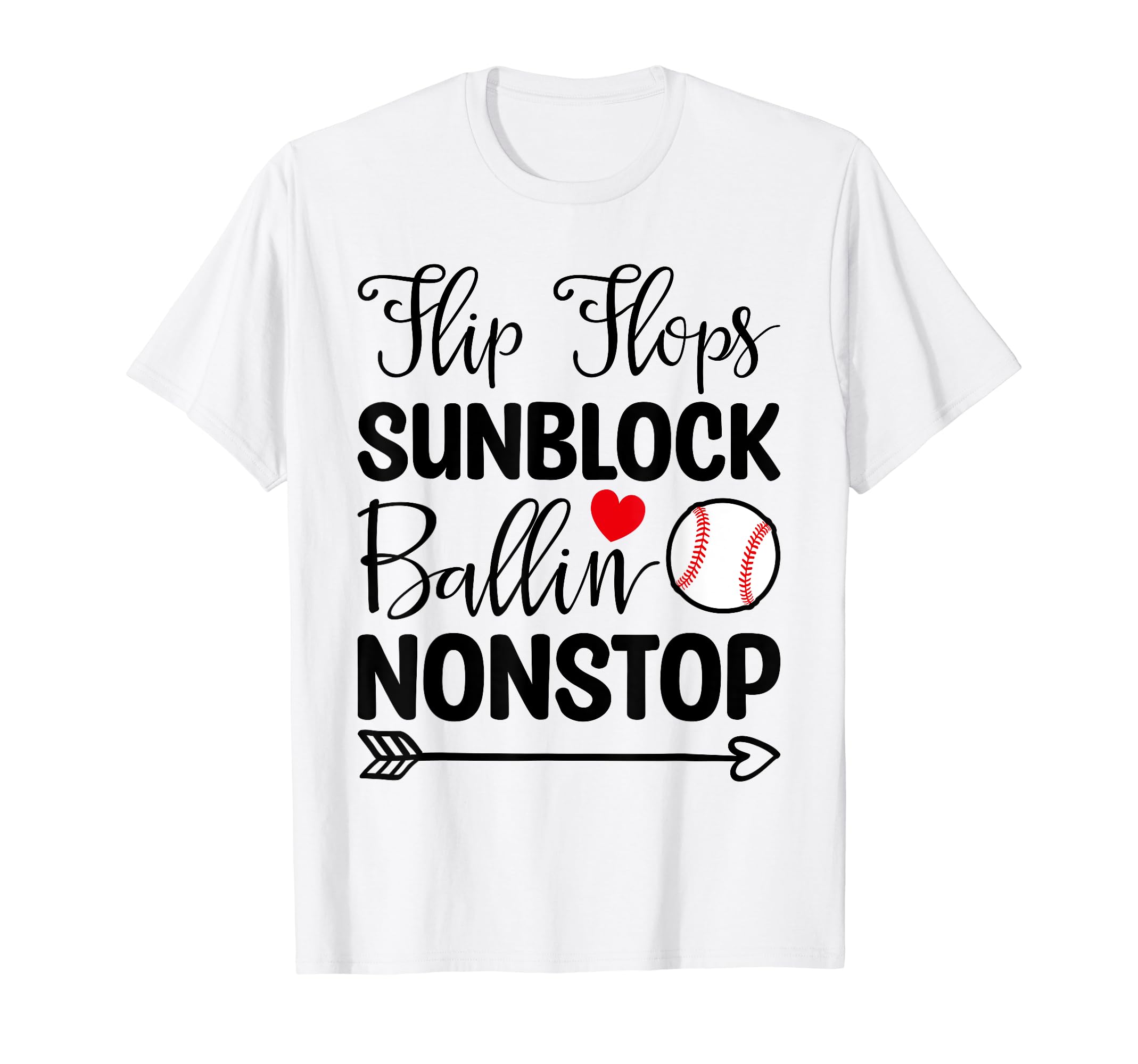 Flip Flops Sunblock Ballin Nonstop T-Shirt - Trendy Graphic for Adults - T-Shirt, Sweatshirt, Hoodie