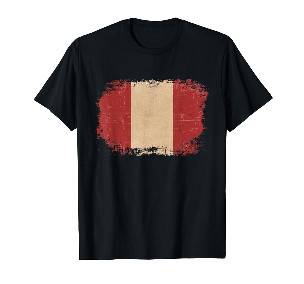 Distressed Peruvian Flag Peru T-Shirt - Trendy Graphic Men Women - T-Shirt, Sweatshirt, Hoodie