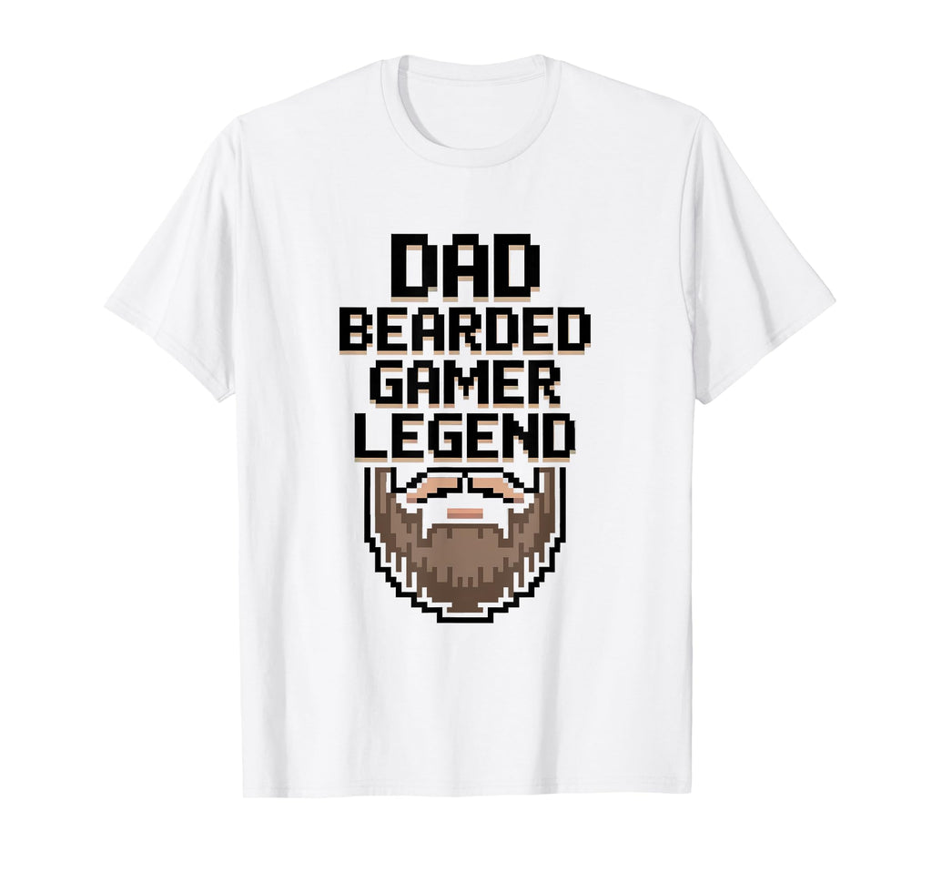 Funny Bearded Gamer Dad Gaming Dad T-Shirt - Aesthetic Graphic Men Women - T-Shirt, Sweatshirt, Hoodie