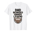 Funny Bearded Gamer Dad Gaming Dad T-Shirt - Aesthetic Graphic Men Women - T-Shirt, Sweatshirt, Hoodie