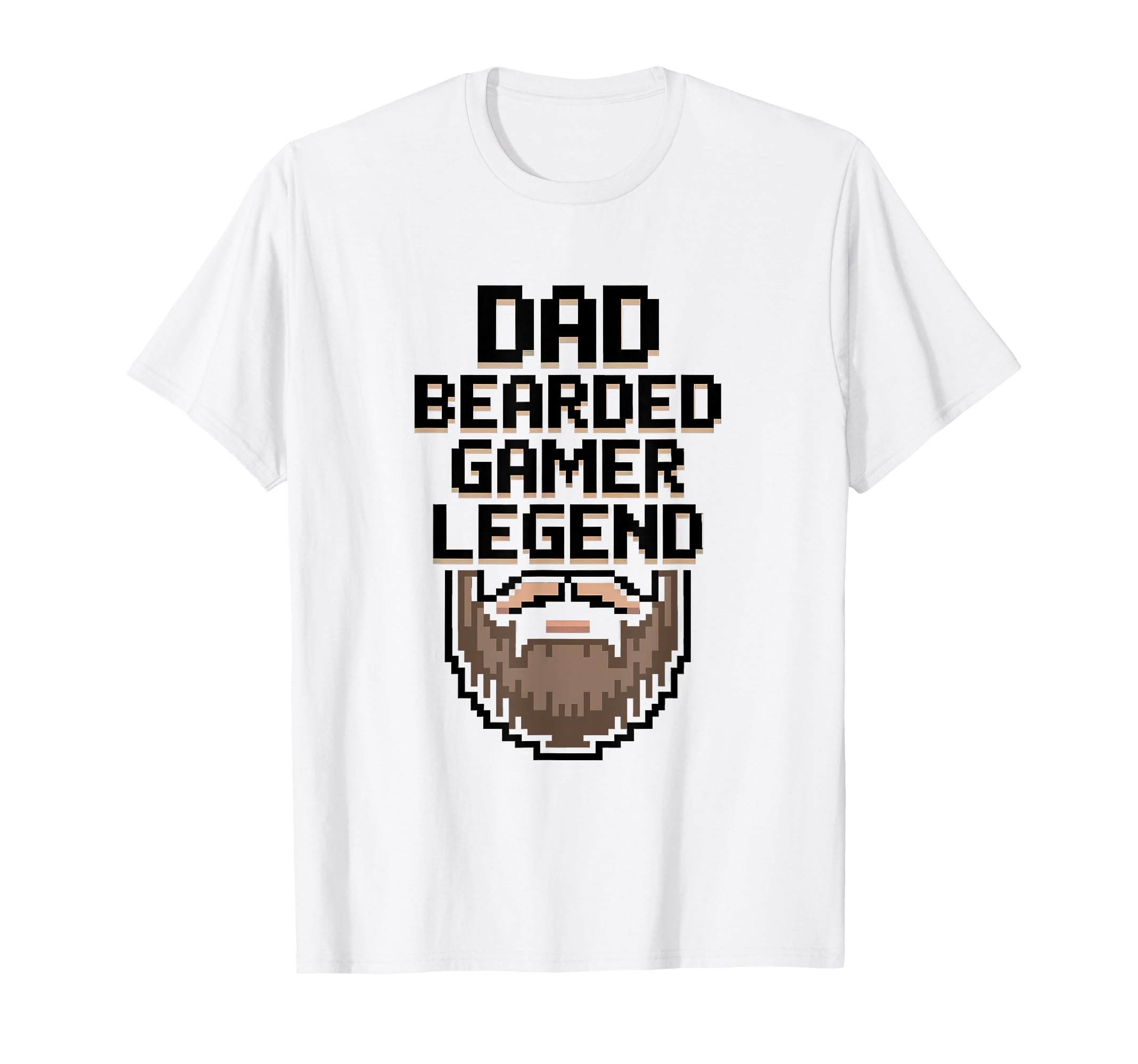 Funny Bearded Gamer Dad Gaming Dad T-Shirt - Aesthetic Graphic Men Women - T-Shirt, Sweatshirt, Hoodie