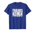 Clayton Kershaw Thanks Kersh Los T-Shirt - Aesthetic Graphic for Adults - T-Shirt, Sweatshirt, Hoodie