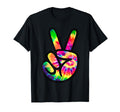 Tie Dye Peace Sign Costume Peace And Love T-Shirt - Unique Graphic Unisex - T-Shirt, Sweatshirt, Hoodie