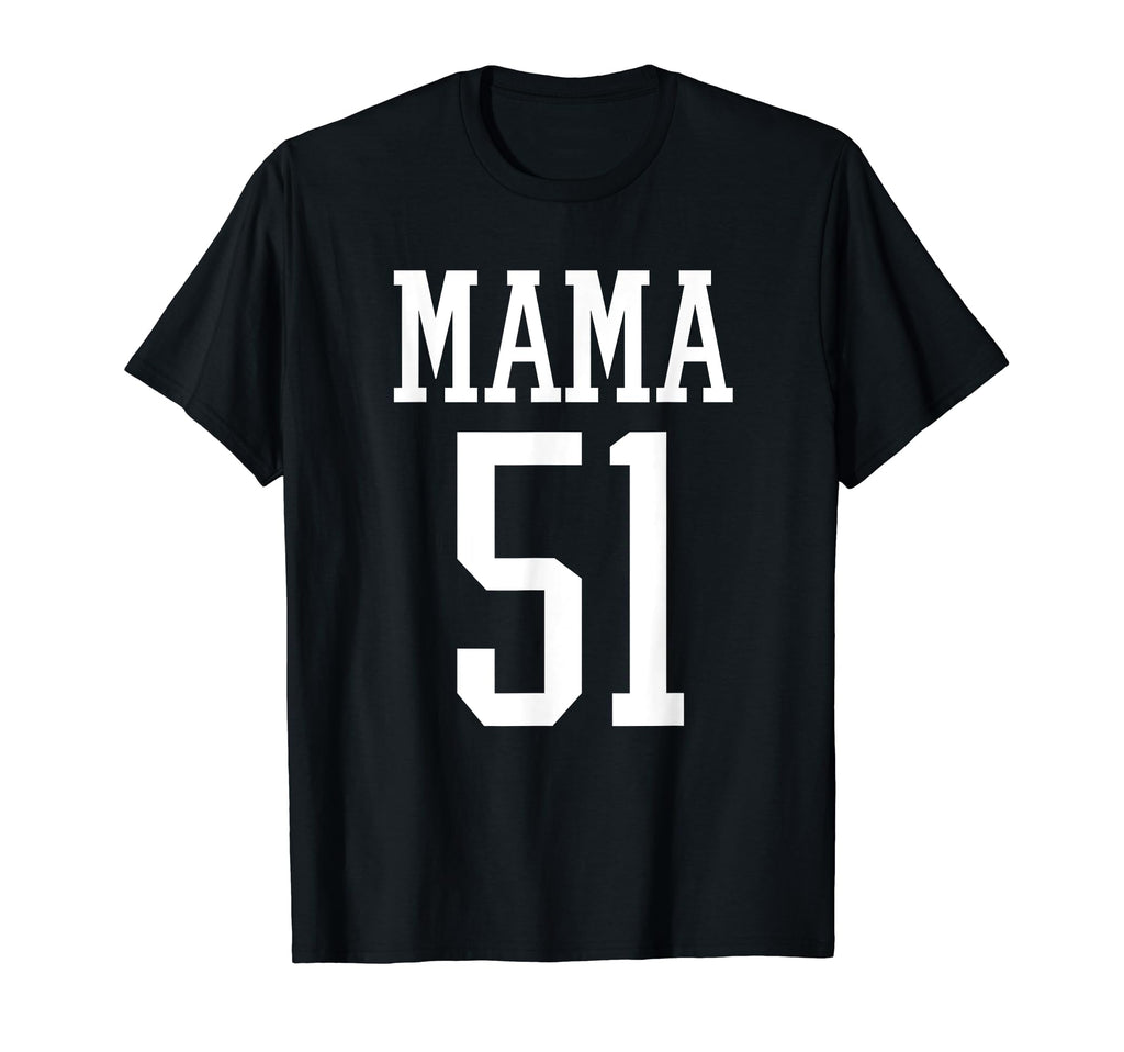 Number 51 Mama Biggest Fan Spirit T-Shirt - Minimalist Print for Adults - T-Shirt, Sweatshirt, Hoodie