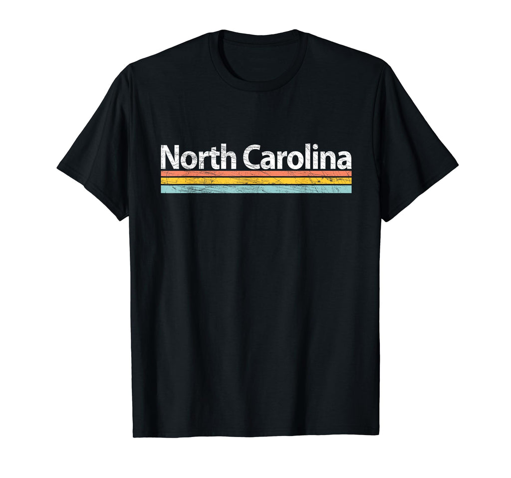 North Carolina Worn Stripes T-Shirt - Minimalist Print Men Women - T-Shirt, Sweatshirt, Hoodie