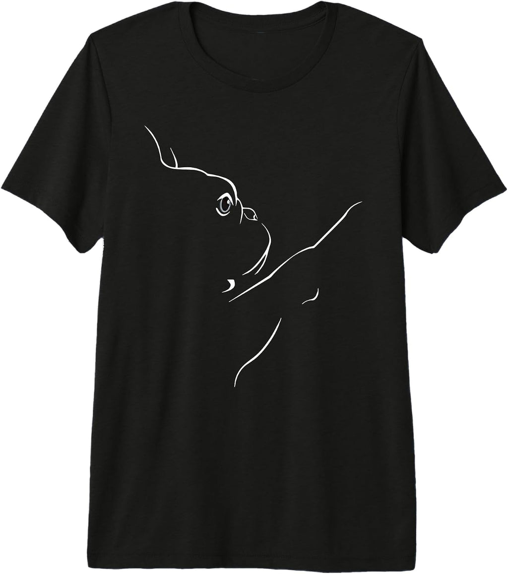 French Bulldog Illustration Line Art By Merch - Adult & Kids T-Shirts, Sweatshirts & Hoodies apparel design preview 1