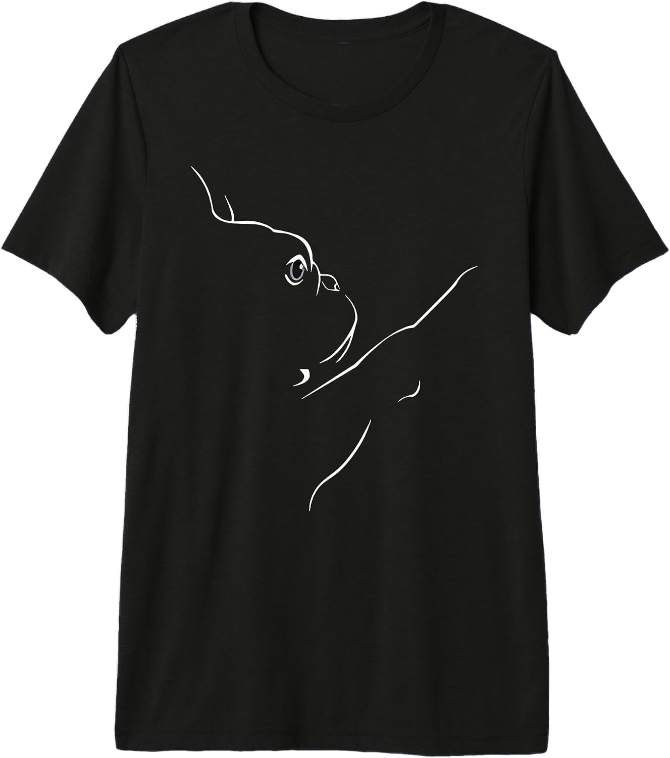 French Bulldog Illustration Line Art By Merch - Adult & Kids T-Shirts, Sweatshirts & Hoodies apparel design preview 1