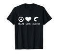 Fishing Peace Love Muskie T-Shirt - Casual Everyday Wear Unisex - T-Shirt, Sweatshirt, Hoodie